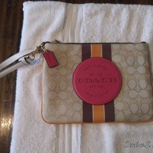 Coach Dempsey Large Wristlet